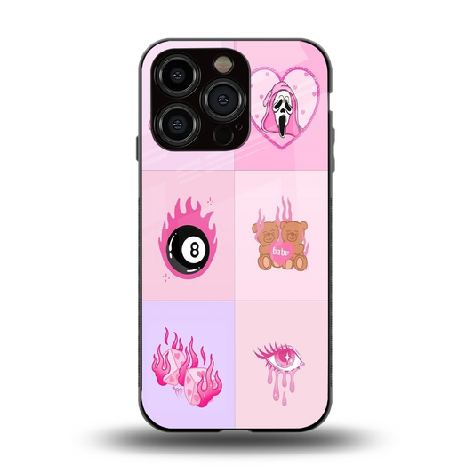 Ghostly Adorable back phone cover | glass case for iphone 13 pro
