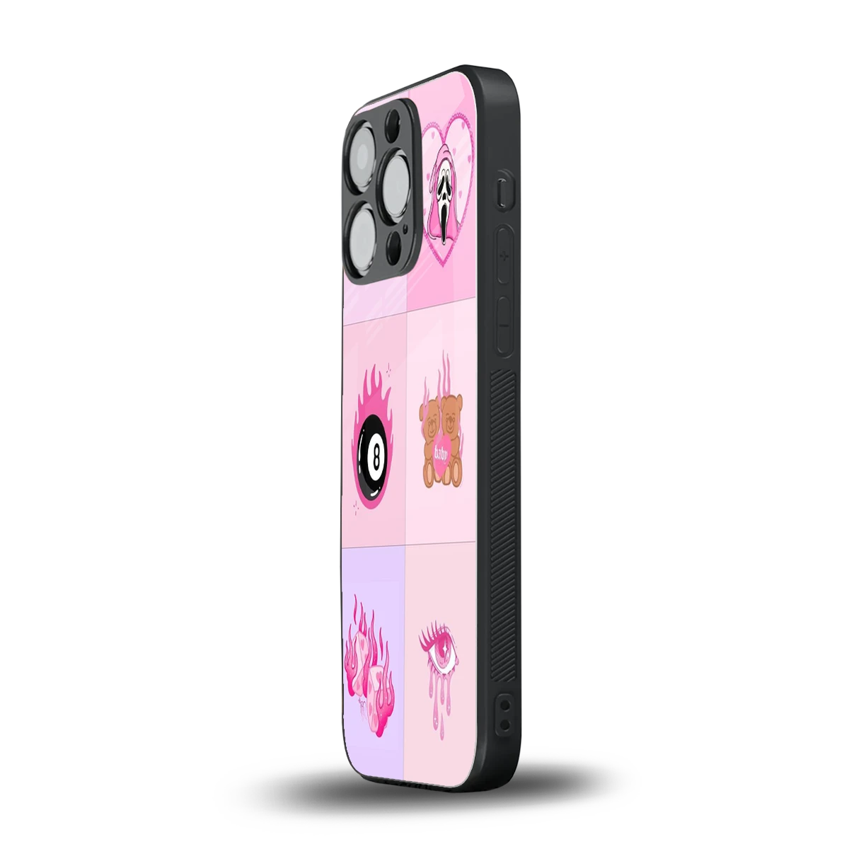 Ghostly Adorable iphone 13 pro mobile cover | shockproof glass phone case