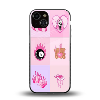 Ghostly Adorable back phone cover | glass case for iphone 13