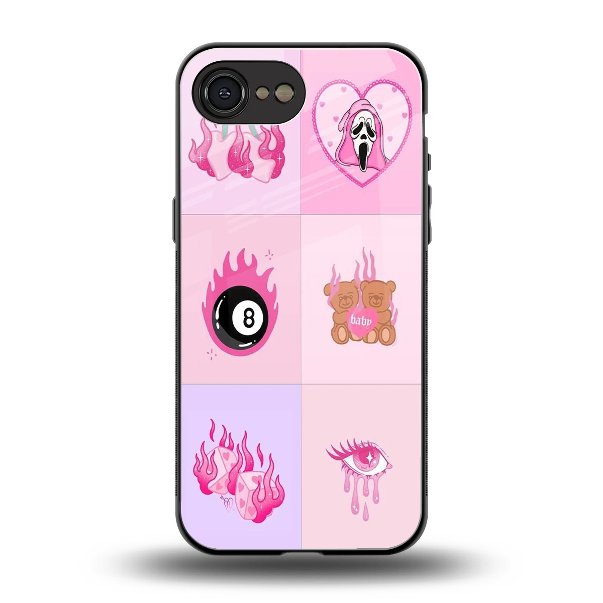 Ghostly Adorable back phone cover | glass case for iphone 17e