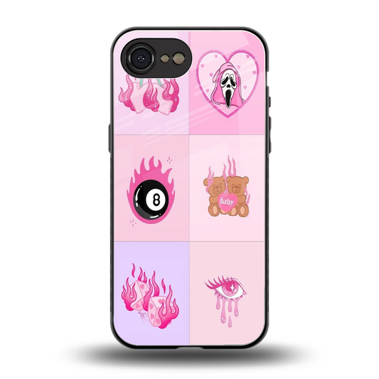 Ghostly Adorable back phone cover | glass case for iphone 17e