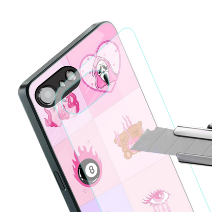 Ghostly Adorable stylish phone case for iphone 16e | glossy glass and slim fit