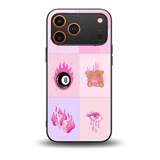Ghostly Adorable back phone cover | glass case for iphone 17 pro max