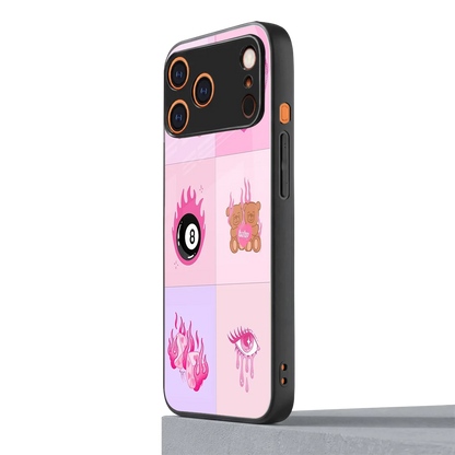 Ghostly Adorable iphone 17 pro max mobile cover | shockproof glass phone case