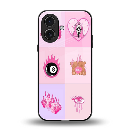 Ghostly Adorable back phone cover | glass case for iphone 17