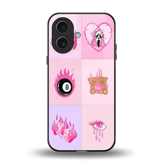 Ghostly Adorable back phone cover | glass case for iphone 17