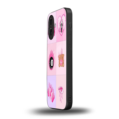 Ghostly Adorable iphone 17 mobile cover | shockproof glass phone case