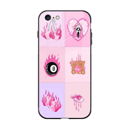 Ghostly Adorable back phone cover | glass case for iphone 6