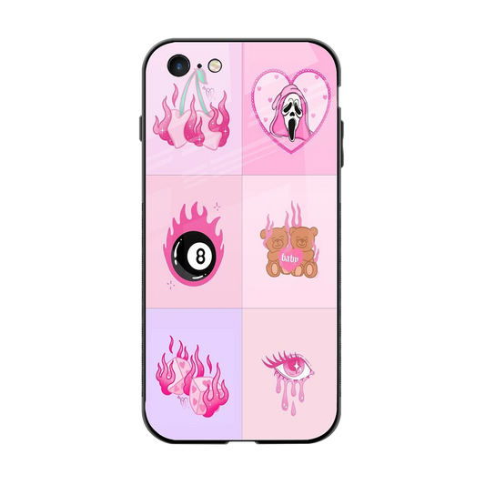 Ghostly Adorable back phone cover | glass case for iphone 6s plus