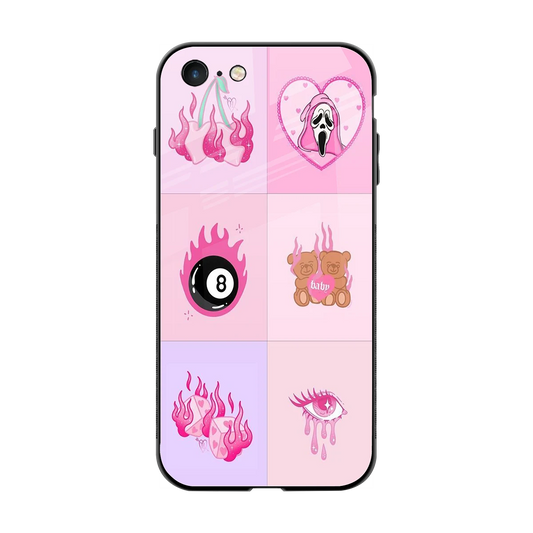 Ghostly Adorable back phone cover | glass case for iphone 7