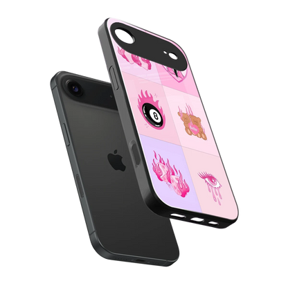 Ghostly Adorable sleek iphone air cover with tempered glass back and TPU edges