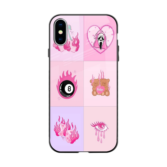 Ghostly Adorable back phone cover | glass case for iphone xs
