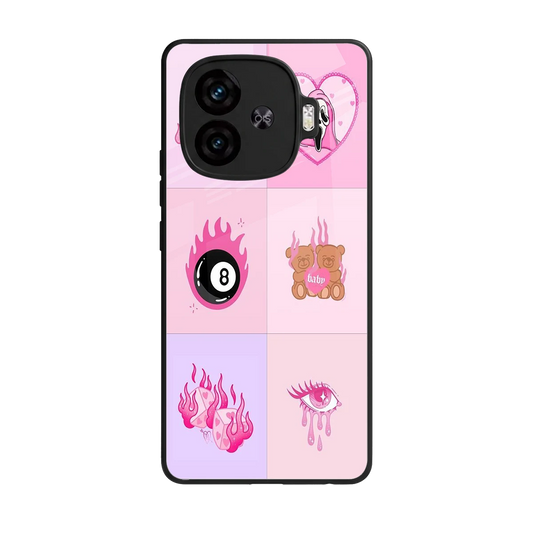 Ghostly Adorable back phone cover | glass case for iqoo neo 10r 5g