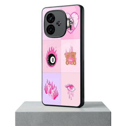 Ghostly Adorable iqoo neo 10r 5g mobile cover | shockproof glass phone case