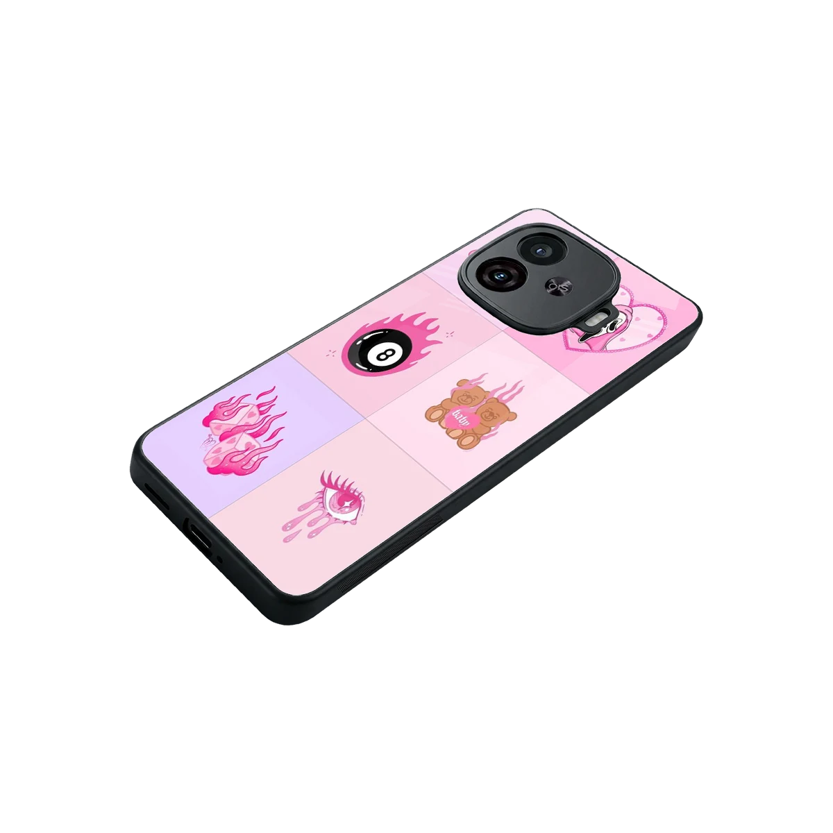 Ghostly Adorable stylish phone case for iqoo neo 10r 5g | glossy glass and slim fit