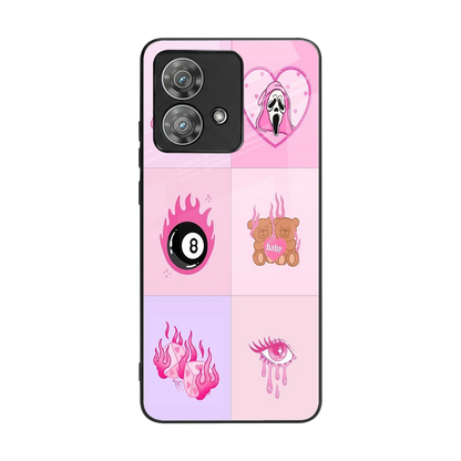 Ghostly Adorable back phone cover | glass case for motorola edge 40 neo 5g