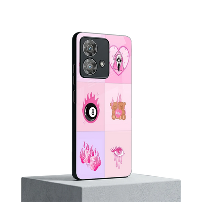 Ghostly Adorable motorola edge 40 neo 5g mobile cover | shockproof glass phone case
