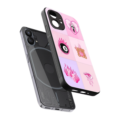 Ghostly Adorable sleek nothing phone 1 cover with tempered glass back and TPU edges