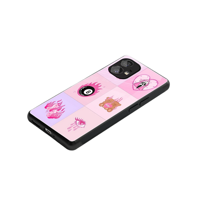Ghostly Adorable stylish phone case for nothing phone 1 | glossy glass and slim fit