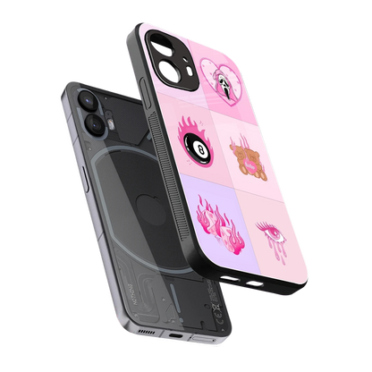 Ghostly Adorable sleek nothing phone 2 cover with tempered glass back and TPU edges