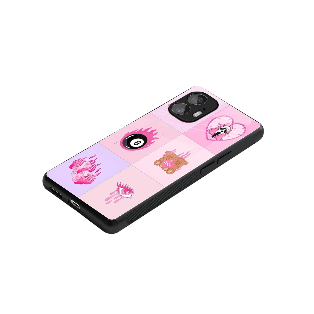 Ghostly Adorable stylish phone case for nothing phone 2 | glossy glass and slim fit