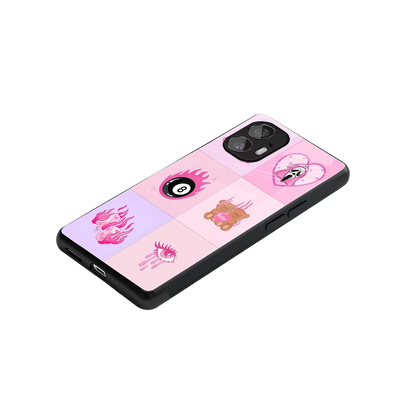 Ghostly Adorable stylish phone case for nothing phone 2 | glossy glass and slim fit