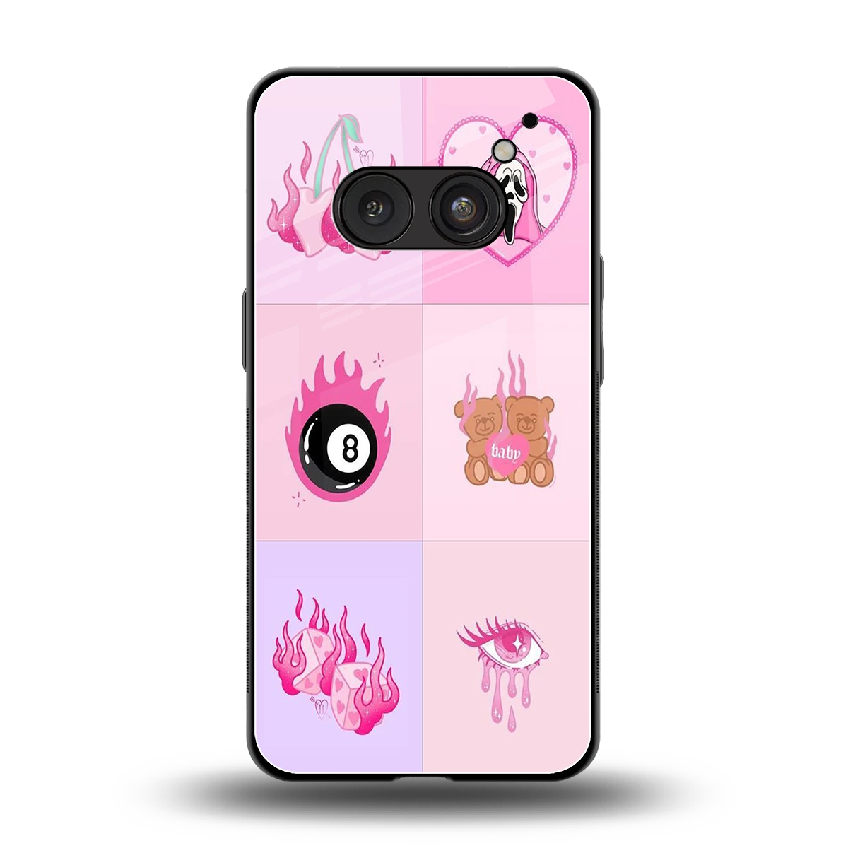 Ghostly Adorable back phone cover | glass case for nothing phone 2a