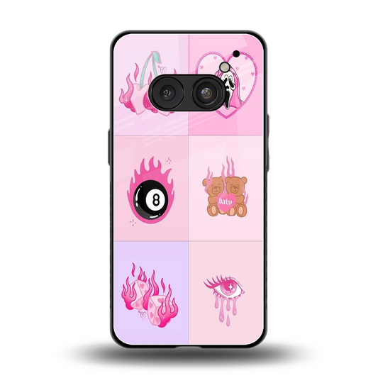 Ghostly Adorable back phone cover | glass case for nothing phone 2a