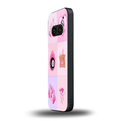 Ghostly Adorable nothing phone 2a plus mobile cover | shockproof glass phone case