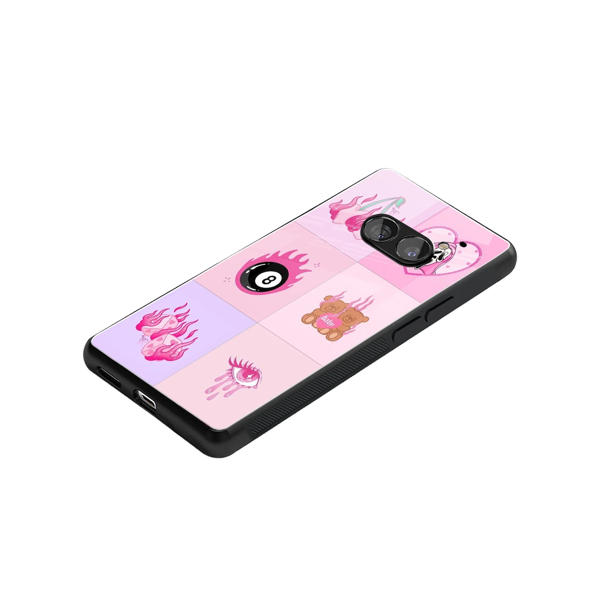 Ghostly Adorable stylish phone case for nothing phone 2a | glossy glass and slim fit