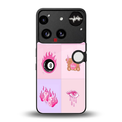 Ghostly Adorable back phone cover | glass case for nothing phone 3
