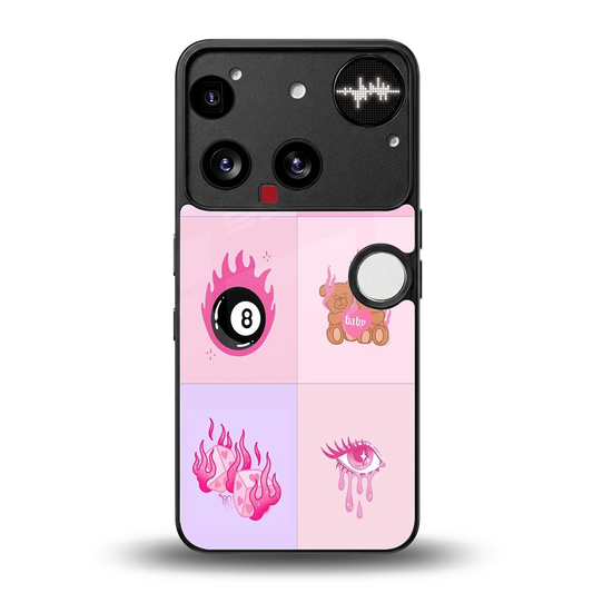 Ghostly Adorable back phone cover | glass case for nothing phone 3
