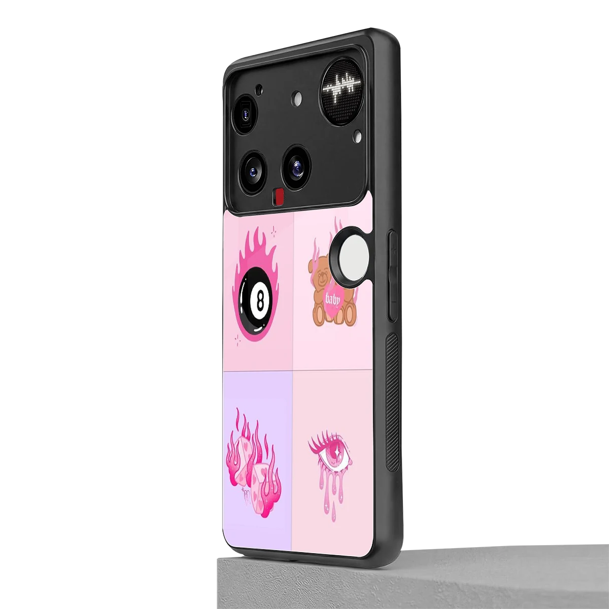 Ghostly Adorable nothing phone 3 mobile cover | shockproof glass phone case