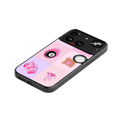 Ghostly Adorable stylish phone case for nothing phone 3 | glossy glass and slim fit