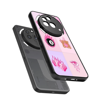 Ghostly Adorable sleek nothing phone 3a pro cover with tempered glass back and TPU edges