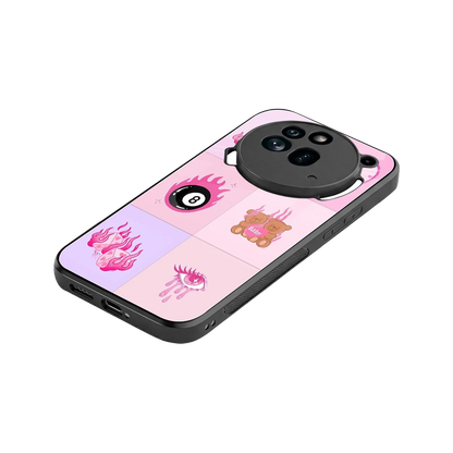 Ghostly Adorable stylish phone case for nothing phone 3a pro | glossy glass and slim fit