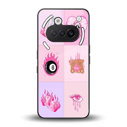 Ghostly Adorable back phone cover | glass case for nothing phone 3a