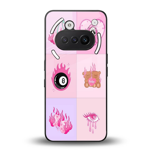 Ghostly Adorable back phone cover | glass case for nothing phone 3a