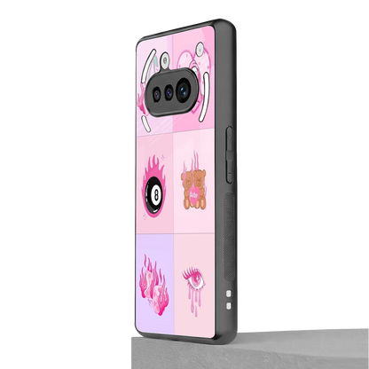 Ghostly Adorable nothing phone 3a mobile cover | shockproof glass phone case