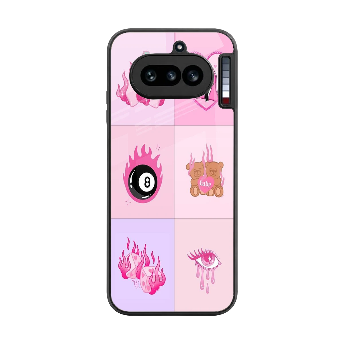 Ghostly Adorable back phone cover | glass case for nothing phone 4a
