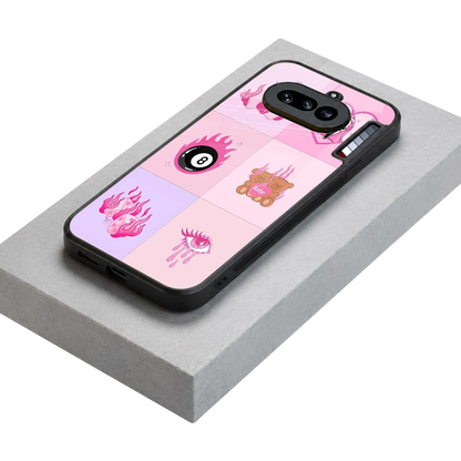 Ghostly Adorable stylish phone case for nothing phone 4a | glossy glass and slim fit