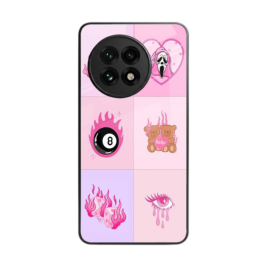 Ghostly Adorable back phone cover | glass case for oneplus 13r