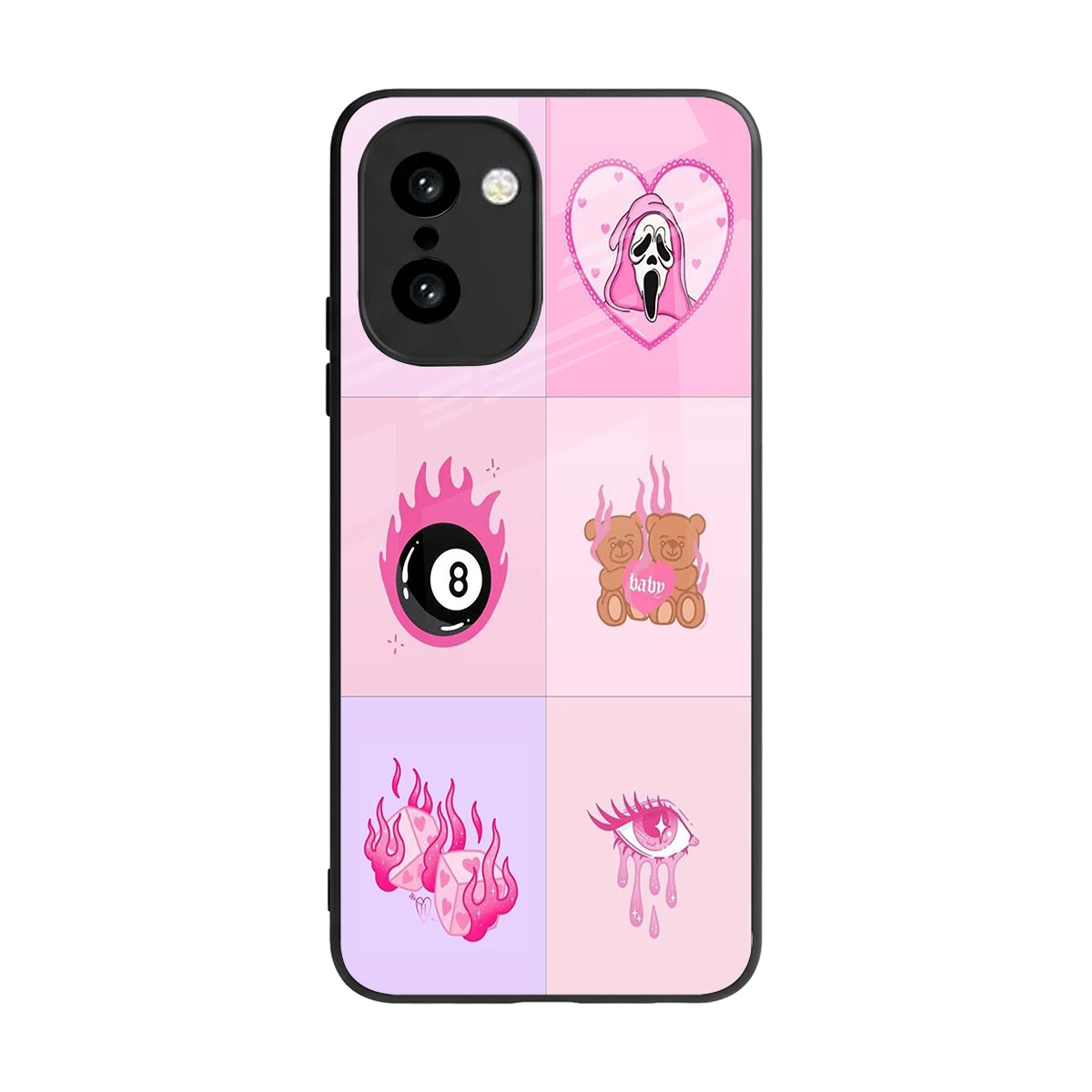 Ghostly Adorable back phone cover | glass case for oneplus 15r