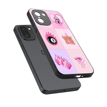 Ghostly Adorable sleek oneplus 15r cover with tempered glass back and TPU edges