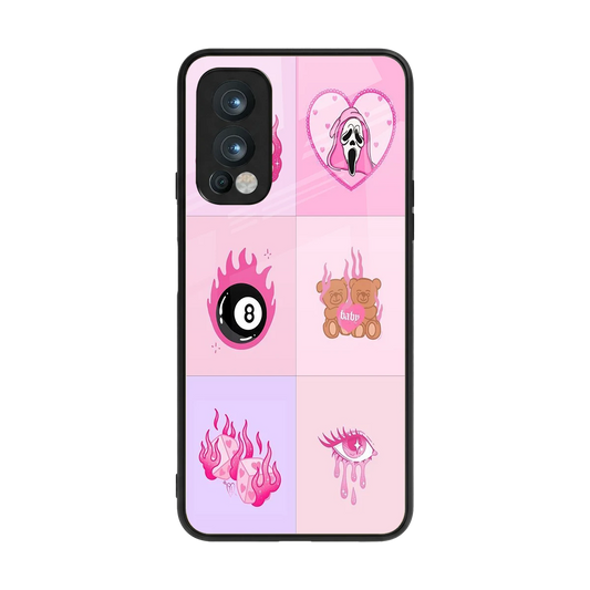 Ghostly Adorable back phone cover | glass case for oneplus nord 2