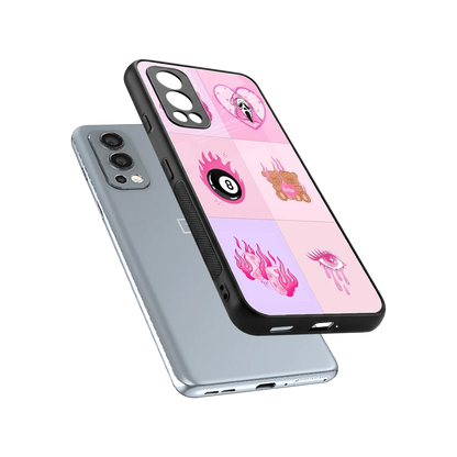 Ghostly Adorable sleek oneplus nord 2 cover with tempered glass back and TPU edges