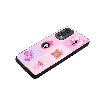 Ghostly Adorable stylish phone case for oneplus nord 2 | glossy glass and slim fit