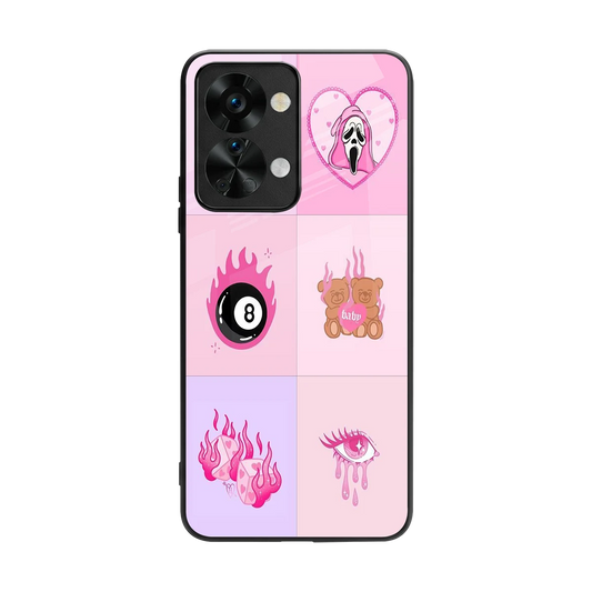 Ghostly Adorable back phone cover | glass case for oneplus nord 2t