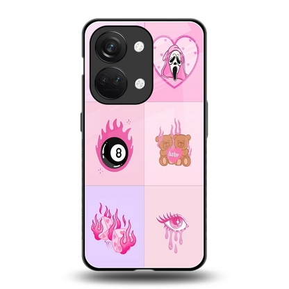 Ghostly Adorable back phone cover | glass case for oneplus nord 3