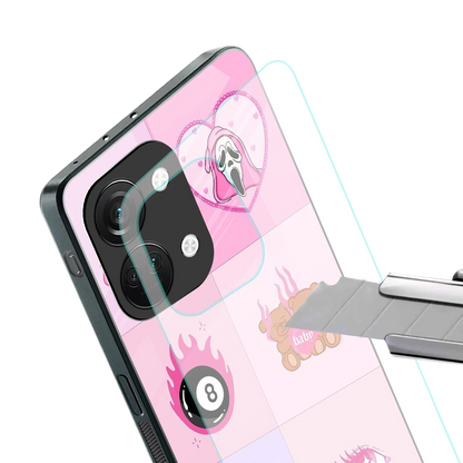 Ghostly Adorable stylish phone case for oneplus nord 3 | glossy glass and slim fit